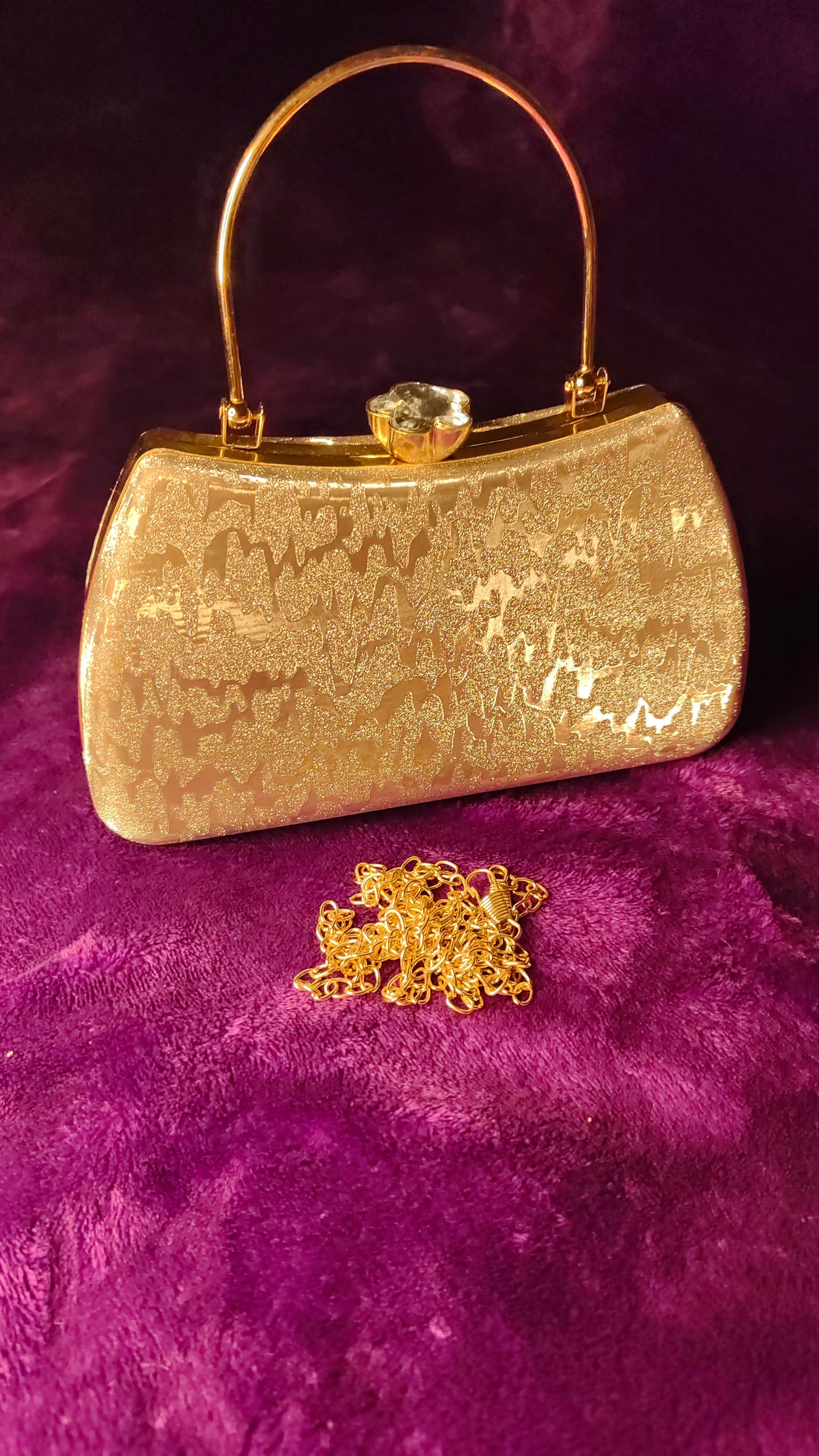 Gold Sparkle Clutch thumbnail 2