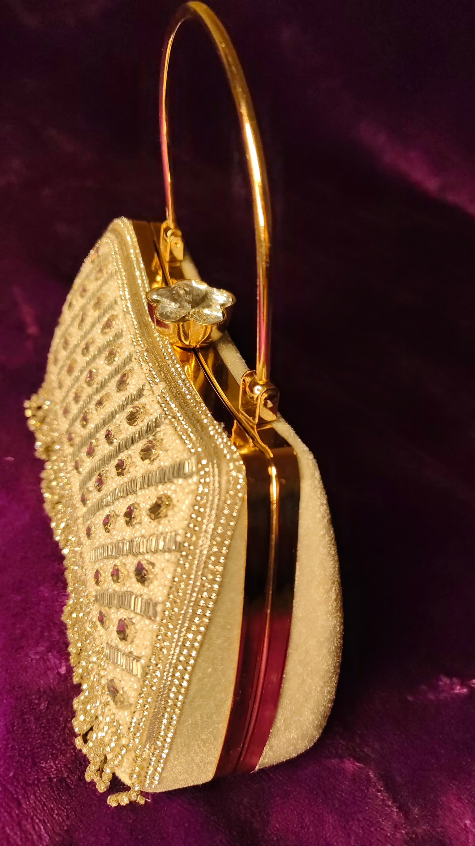 Silver Fringe Clutch thumbnail 5