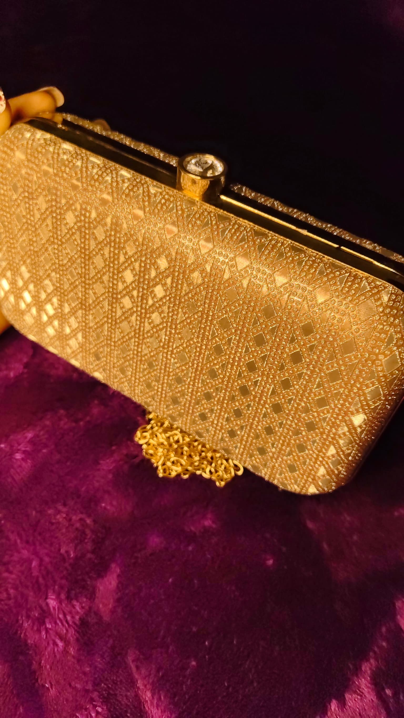 Sparkly Gold Clutch thumbnail 6
