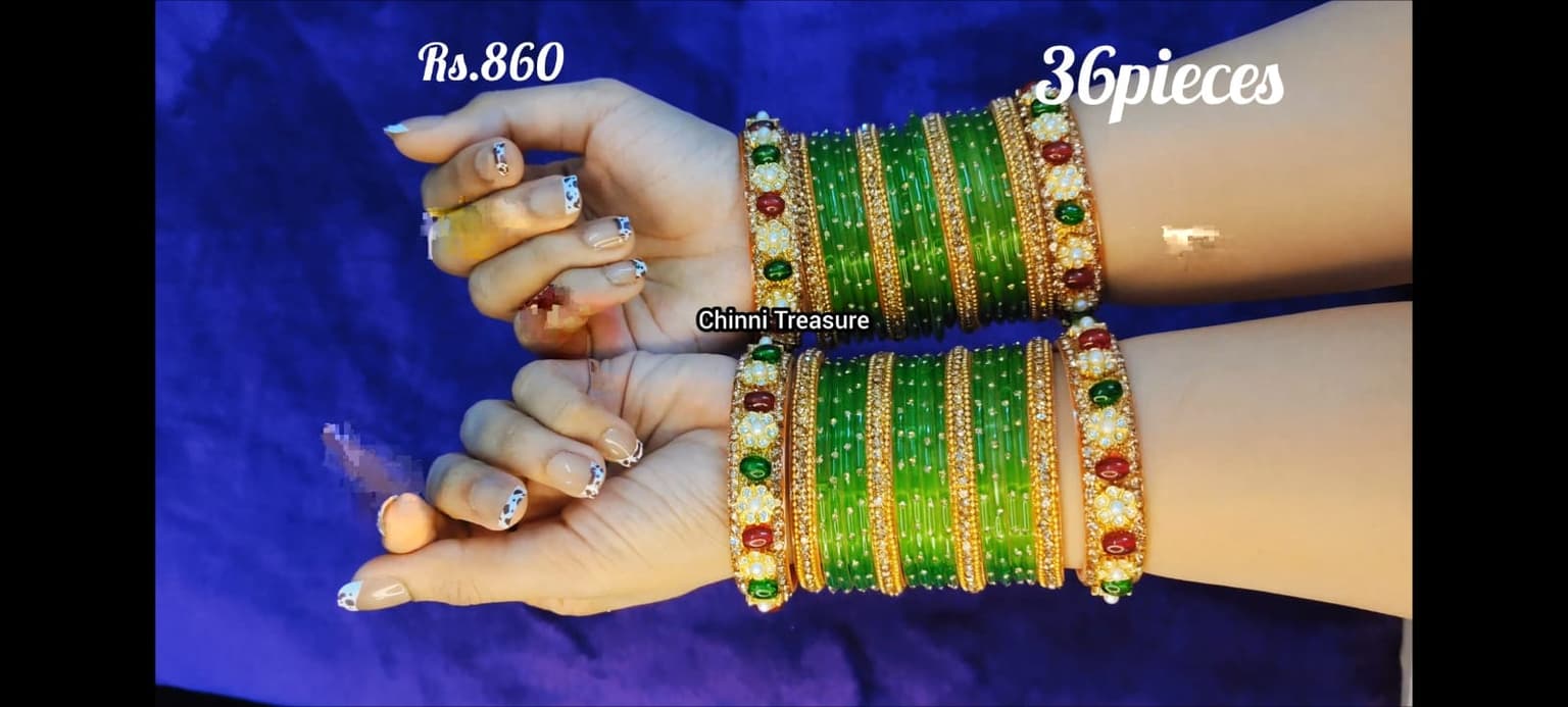 Royal Queen Bangles (Set of 36 pcs) thumbnail 5