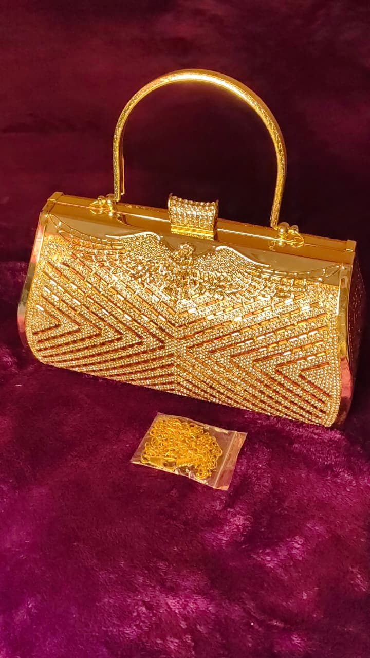 Golden Eagle Glam Clutch thumbnail 8