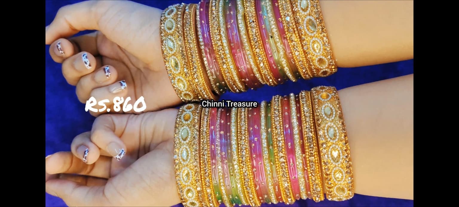 Multicolor Bangles (set of 36 pcs) - Image 1