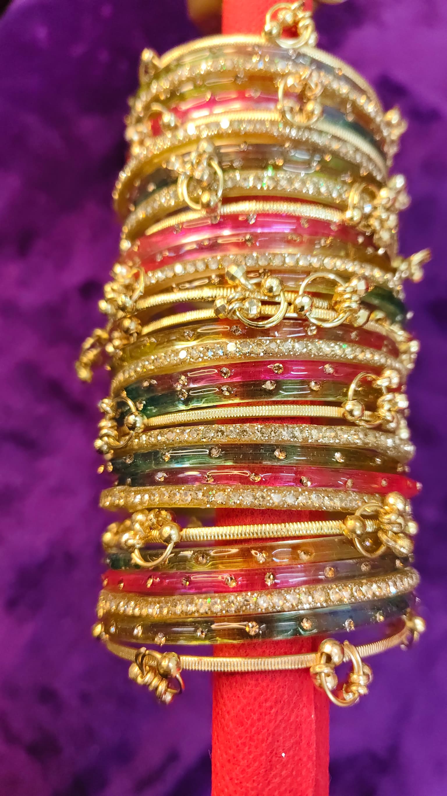 Multicolor Bangles(Set of 32 pcs) thumbnail 4