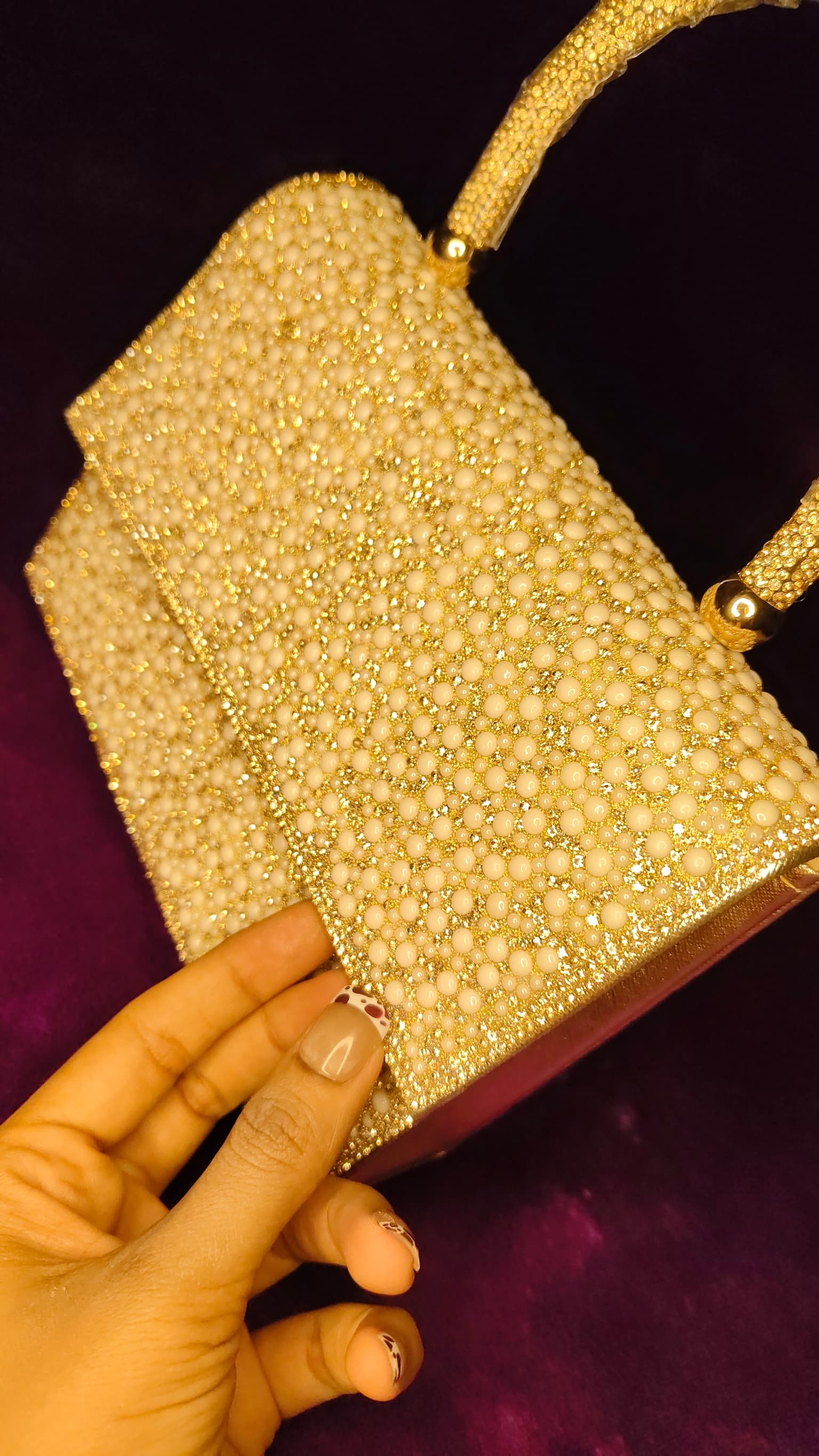 Pearly Golden Clutch thumbnail 5
