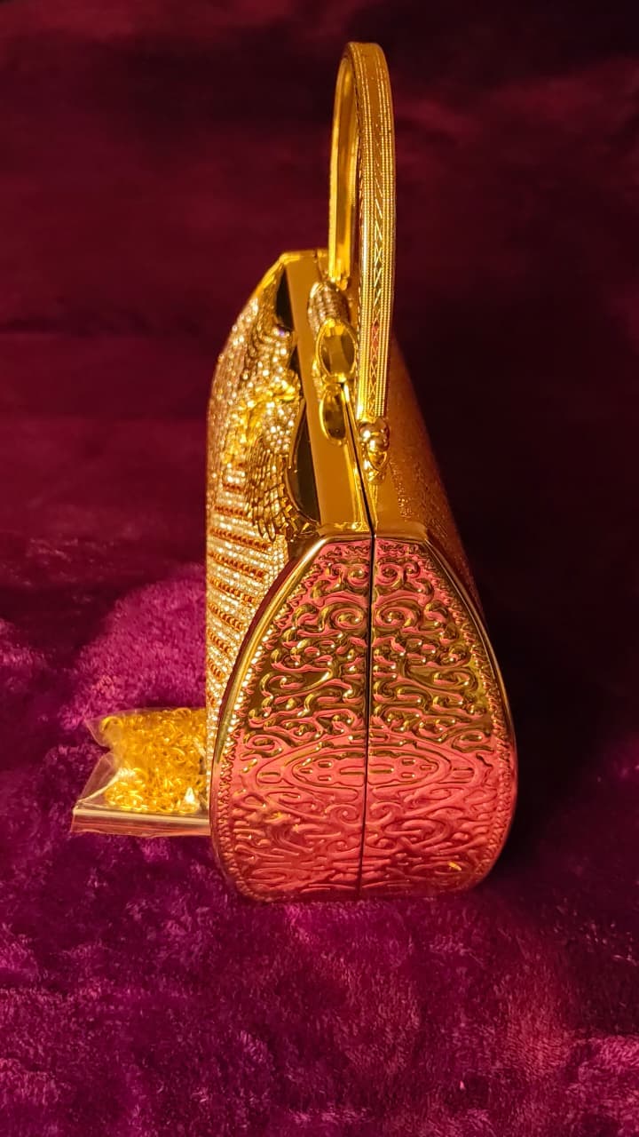 Golden Eagle Glam Clutch thumbnail 5