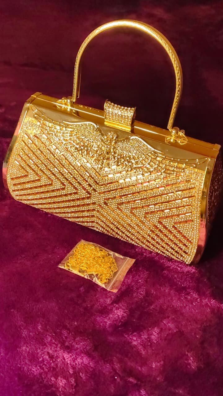 Golden Eagle Glam Clutch thumbnail 9