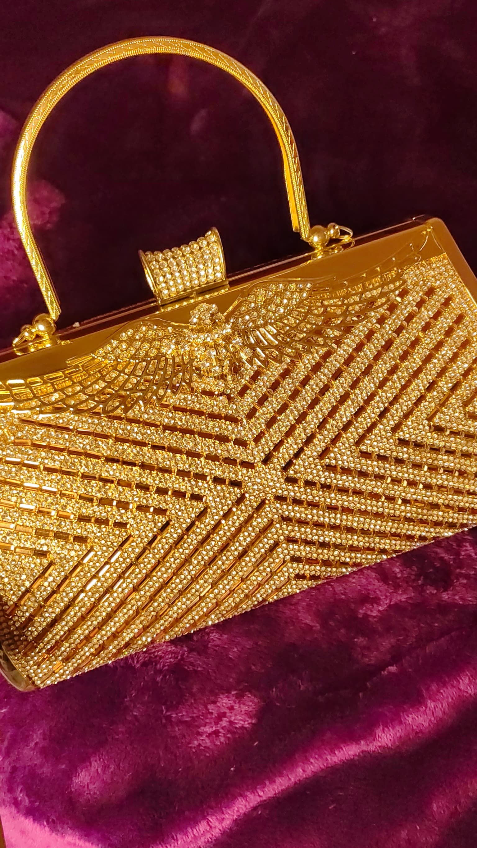 Golden Eagle Glam Clutch thumbnail 1