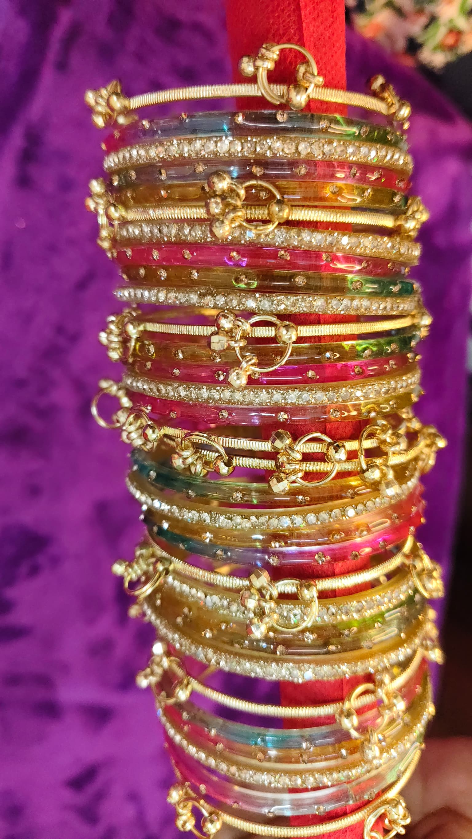 Multicolor Bangles(Set of 32 pcs) thumbnail 2