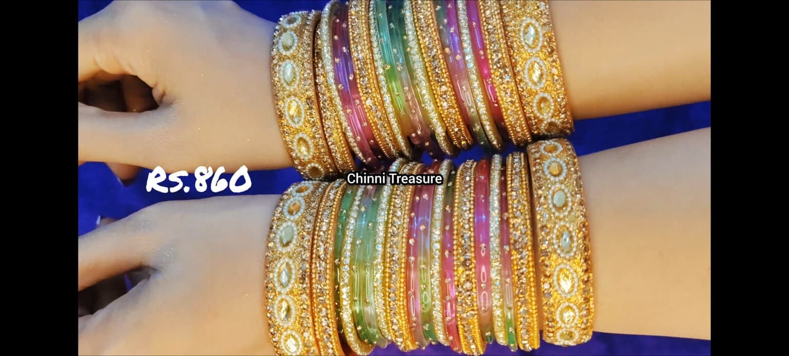 Multicolor Bangles (set of 36 pcs) thumbnail 2