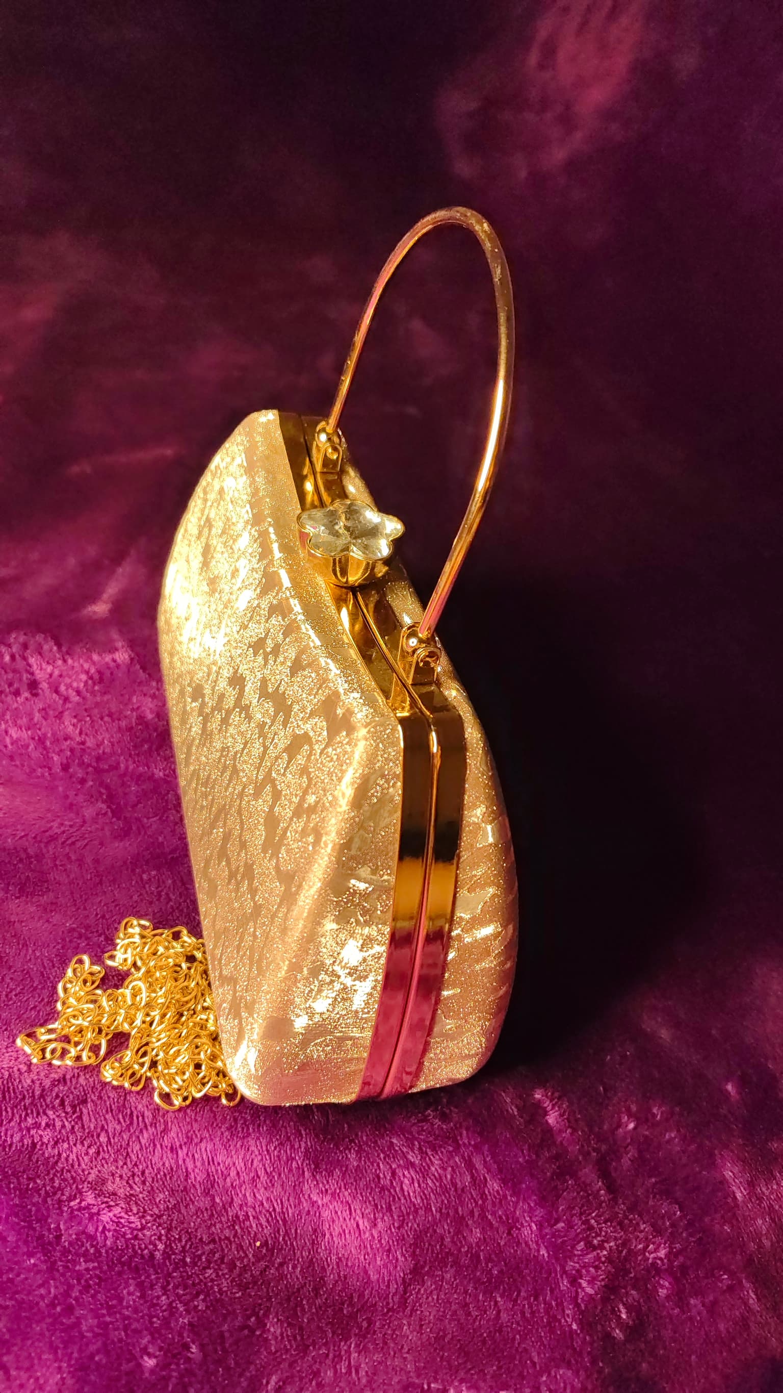 Gold Sparkle Clutch thumbnail 8