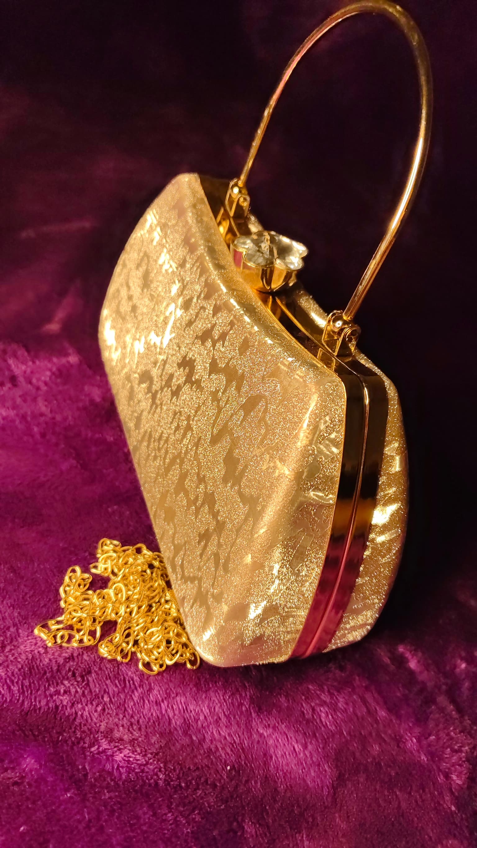 Gold Sparkle Clutch - Image 1