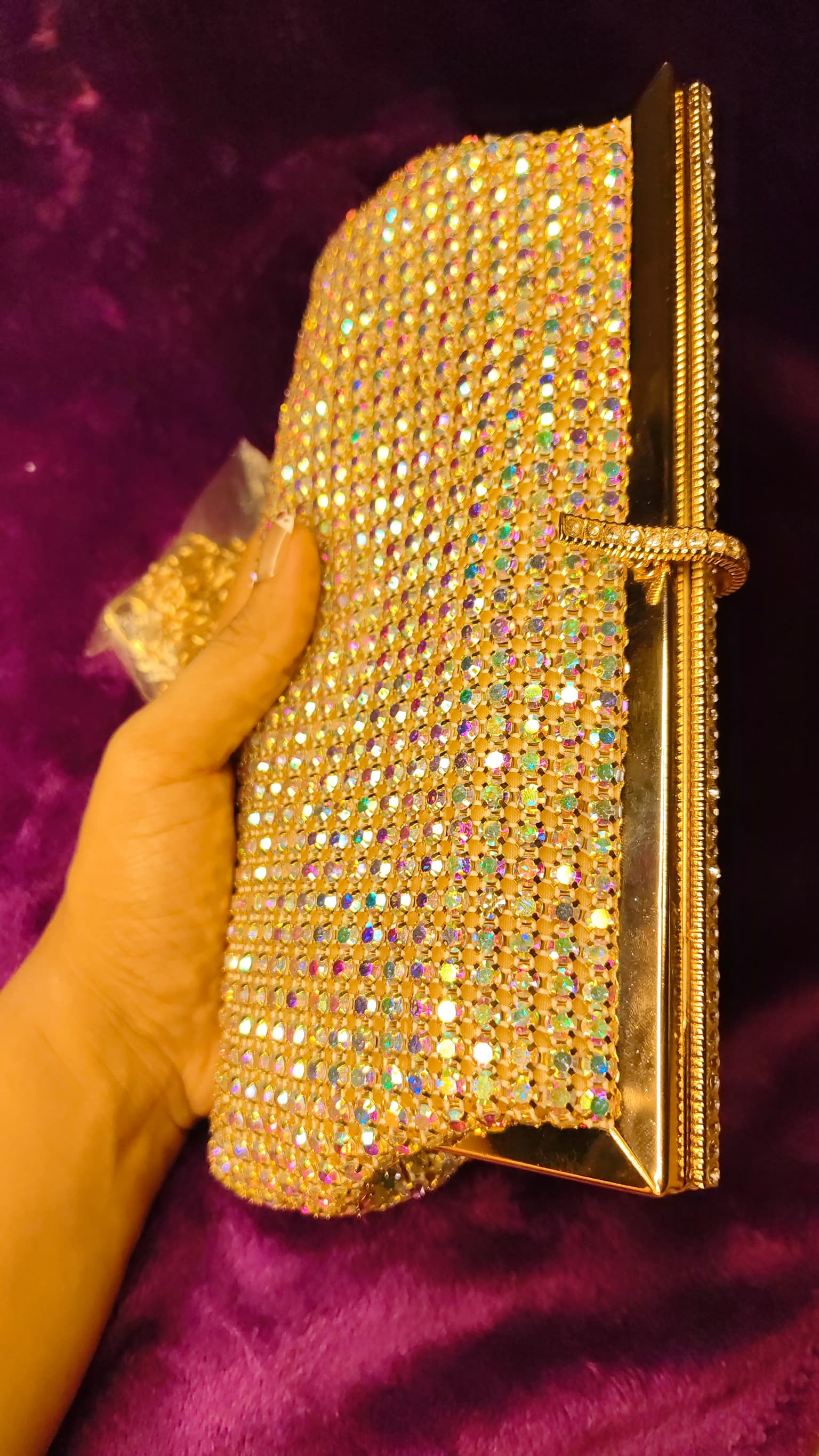 Luxury Multicolor Sparkle Clutch thumbnail 5